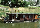 Hausboot am Wiener Donaukanal : Liegeplatz